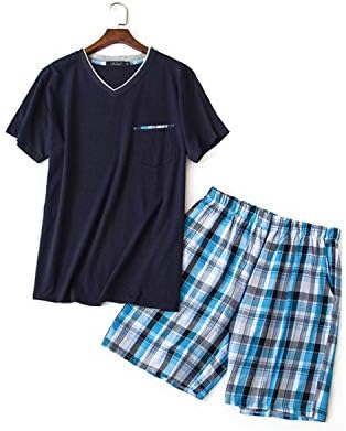 Big Boys Pajamas,Summer Loose Soft Sleepwear Shorts Set Young 12-18 Years