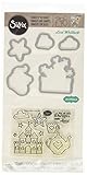 Sizzix Framelits Die Set with Stamps Princess No.2 by Lori Whitlock (5 Pack)