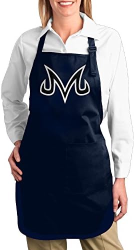 K7UM Bib Aprons Vegeta Majin Dragonball Z "M" Kitchen Apron With Pockets