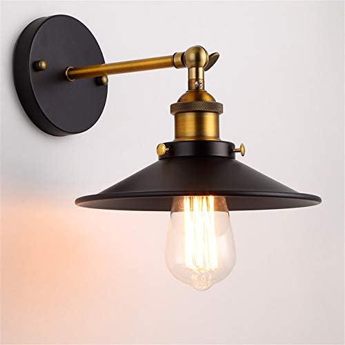 Retro Wall Lamp Industrial Antique Wall Lamp Rustic Style Fitting Fixture and E27 Lamp Socket House, Bar, Restaurant, Cafe, Club Decoration Lights