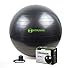 Vitruvian Health and Fitness 2000lbs Exercise Ball with Pump and Workout Poster