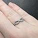 Loralyn Designs Simple Silver Infinity Promise Ring Stainless Steel Jewelry for Women