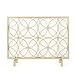 Christopher Knight Home Veritas Single Panel Gold Iron Fireplace Screen