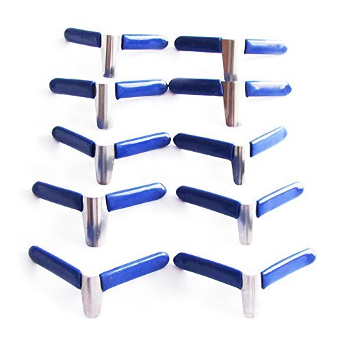 Loboo Idea 10pcs Padlock Shim Set Lock Pick Assistant Tools Professional Locksmith Tool (10 pcs, Blue)