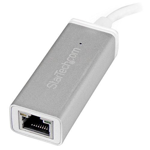 StarTech.com USB 3.0 to Gigabit Network Adapter - Silver - Sleek Aluminum Design for MacBook, Chromebook or Tablet - Native Driver Support