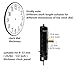 TIKROUND 3 Pair Hands Pendulum Type Movement Step Clock Accessory Quartz DIY Movement Kits,1/2 Inch Maximum Dial Thickness, 9/10 Inch Total Shaft Length.