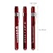 Pixnor 3pcs Reusable LED Penlight with Pupil Gauge ( Warm White Light,Random Color)