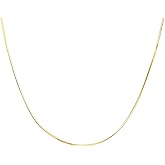 Snuhlzvm Minimalist Necklace for Women Delicate Gold Silver Dainty Choker Simple Fashion Everyday Jewelry Gifts Elegant Thin Chain Necklaces for Women Accessory Stackable