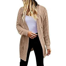 Cardigan For Women Dressy Long Camel Cardigan For