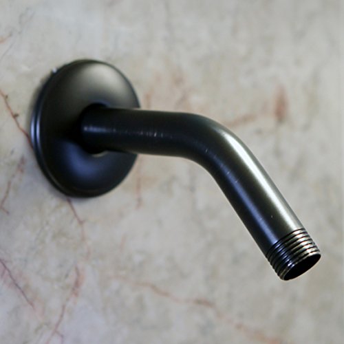 6 Inch Shower Arm And Flange Solid Stainless Steel, WallMounted For Fixed Shower Head