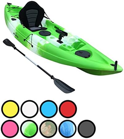 Bluefin Single or Tandem Sit On Top Fishing Kayak. With Rod Holders, Storage Hatches, Padded Seat & Paddle