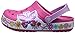 Crocs Crocband Butterfly K Clog (Toddler/Little Kid), Candy Pink, 10/11 M US Little Kid