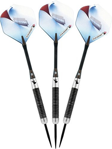 Elkadart Razor 80% Tungsten Steel Tip Darts with Storage/Travel Case, 25 Grams