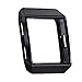 bayite Tup Case Compatible Fitbit Ionic, Rugged Protector Cover Protective Frame Shock Resistant Shell, Electroplating Black