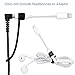 SoundCozy Leash for Apple Lightning to 3.5 mm (headphone jack) Adapter for iPhone 7, iPhone 8 and iPhone X, no adapter included (White and Black)