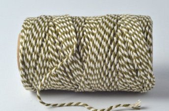 100m - Everlasto Original 'Beautiful Bakers Twine' (2mm approx) (Olive Green)