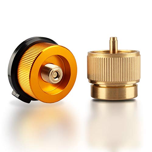 RIDEIWAKE Camping Stove Refill Adapters Sets Gas Tank Adapter Convert