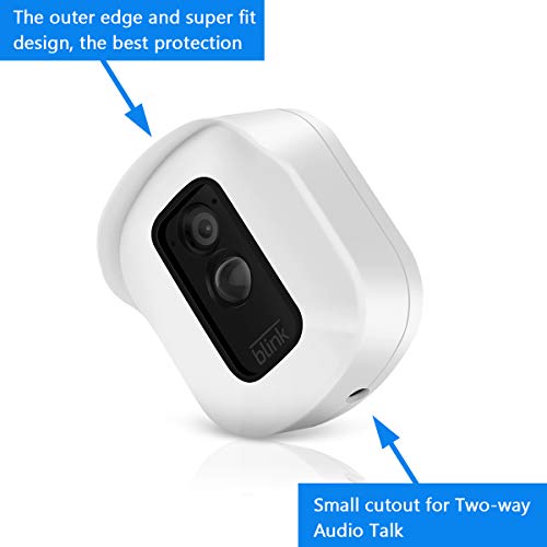 Blink XT2 Camera Wall Mount Bracket, Caremoo 3 Pack Weatherproof Protective Housing/Mount and Blink Sync Module Outlet Mount for Blink XT2/ Blink XT Outdoor/Indoor Smart Security Camera (White) - Thumbnail 2