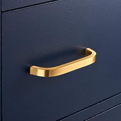 Modern Brass Gold Bar Handles Suitable For Cabinets Wardrobes