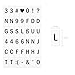 kwmobile Cinema Light Box Letters A6 Size - 126 Pieces Black Replacement Letters for Sign with Letters, Numbers and Symbols - A6