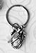 Anatomical Heart Key Chain