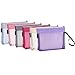 Sea Team 6pcs Multicolored Portable Travel Toiletry Pouch Nylon Mesh Cosmetic Makeup Organizer Bag with Zipper (ST-CB0616)