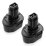 Replacement for Dewalt 7.2V Battery Ni-MH DW9057 DE9057 DE9085 DW920K DW920K2 DW925K Power Tools 2Pack