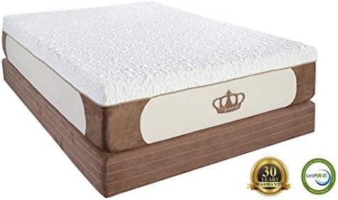 DynastyMattress 13” Luxury Cool-Breeze High Density 5lb GEL Memory Foam Mattress (SPLIT-KING)