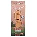 Tiki Toss Golf Ball Toss Game - 100% Bamboo - Be The First to Land The Ball Up On The Tee! (All Parts Included), 17 in. x 7 in. x 2 in, EMW9700642