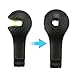 ASANMU Car Headrest Hooks, Vehicle Universal car Back Seat Headrest Hook Hanger with Cellphone Holder for Hanging Bag, Purse, Grocery Headrest Hooks for Car,Car Hooks (Black - 2 Pack)