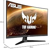 ASUS TUF Gaming VG328H1B 31.5 Inch Curved Monitor 165Hz 1080p FreeSync view 7