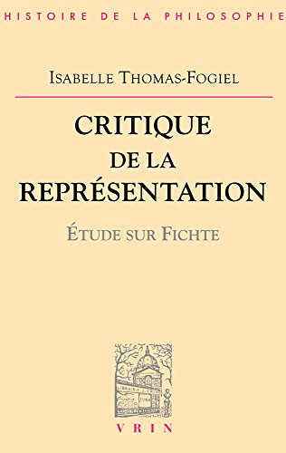 Critique de la représentation