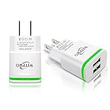 WITPRO Dual USB Port 2.1A 5V Wall Charger Power Adapter Plug for Select Models