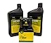 2 Quarts John Deere Turf-Gard SAE 10W-30 Oil Plus AM125424 Filter. Fits Many Lawn Mowers - Check Description primary