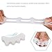Gel Toe Separator Rubber Toe Stretchers Toe Spacers Used for Cushioning and Relieve Bunion Pain Toe Straightener Achilles Stretcher for Men and Women (1 Pair)