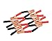 Clips Alligator Clamps 50A，Terminal Test Electrical Battery Crocodile Clamp Black Red Copper Plated Metal Battery Insulated Alligator Clips 10PCS