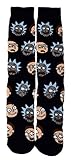 Rick and Morty RickAll Over Head Print Mens Crew Socks