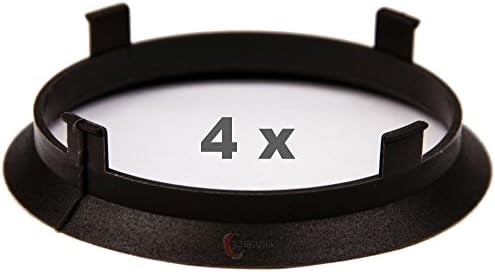 4x Centering Ring 70.1 mm to 67.1 mm Dark Brown/Dark Brown