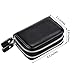 MaxGear Leather Credit Card Wallet Credit Card Holder with Zipper Genuine Leather Credit Card Protector RFID Zip Around Wallet