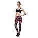 Lesubuy V Wide Waistband Full Length High Waisted Compression Gym Athletic Exercise Leggings Workout for Women M Camouflage