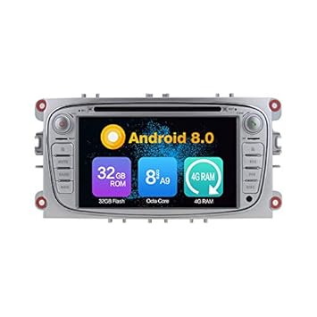 KUNFINE® Octa Core 4 GB Ram Android 8,0 Auto DVD GPS Navegación Multimedia