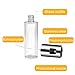 Besmon Olive Oil Sprayer Food-grade Glass Bottle dispenser for Cooking, BBQ, Salad, Kitchen Baking, Roasting, Frying (Clear)
