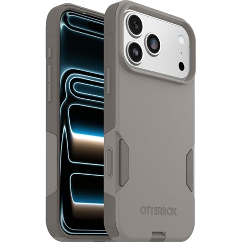OtterBox Commuter Series MagSafe Hülle für iPhone 17 Pro Max, sturzsicher, schützende Hülle, 3X getestet nach Militärstandard, Grau