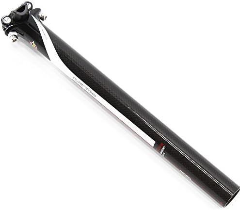QILEFU Mountain Bicycle Alloy 3K Carbon Seatpost Road Carbon Fibre Bike Seatposts MTB 27.2/30.8/31.6x350mm (27.2x400mm)