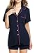 Bluetime Womens Shortie Pajama Set Short Sleeve Sleepwear Pj Sets Short Pajamas
