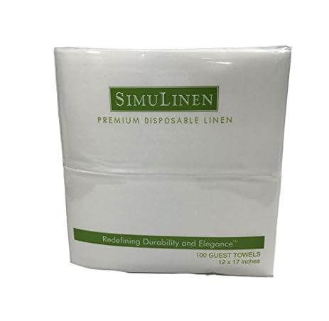 Amazon.com: Simulinen White Premium Cloth-Like Guest Towels (Pack ...