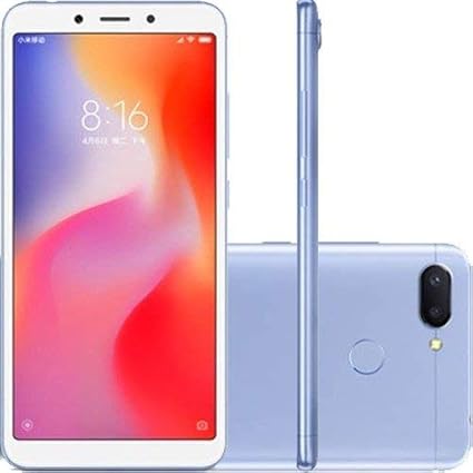 smartphone xiaomi redmi 6 64gb preto versão global