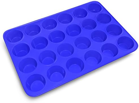 Silicone Baking Molds From BakeStar - 24 Cup Round Shape - Super Premium Quality