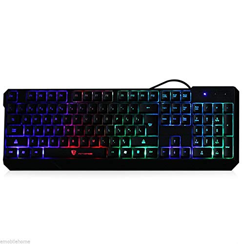 FidgetFidget MotoSpeed K70 7 Colors Backlight Gaming Keyboard USB Powered for Desktop Laptop