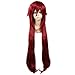 COSPLAZA Cosplay Wigs Heat Resistant Synthetic Wig Boy Male Girl Long Red Anime Hair